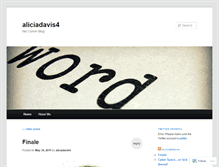 Tablet Screenshot of aliciadavis4.wordpress.com