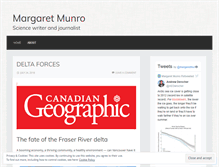 Tablet Screenshot of margaretmunro.wordpress.com