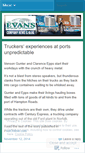 Mobile Screenshot of evansdelivery.wordpress.com