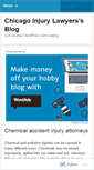 Mobile Screenshot of chicagoinjurylawyers.wordpress.com