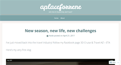 Desktop Screenshot of aplaceforrene.wordpress.com