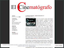 Tablet Screenshot of elcinematografo.wordpress.com