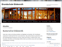 Tablet Screenshot of grundschulegoedenroth.wordpress.com