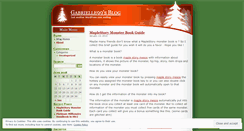 Desktop Screenshot of gabrielle99.wordpress.com