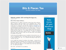Tablet Screenshot of bitsandpiecestoo.wordpress.com