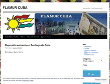 Tablet Screenshot of flamurcuba.wordpress.com