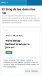 Mobile Screenshot of dominiostel.wordpress.com