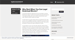 Desktop Screenshot of legalmoviesdownload.wordpress.com