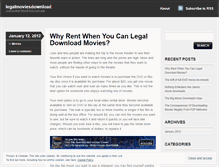 Tablet Screenshot of legalmoviesdownload.wordpress.com