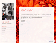 Tablet Screenshot of moviment.wordpress.com