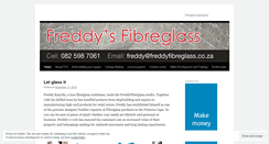 Desktop Screenshot of freddyfibreglass.wordpress.com