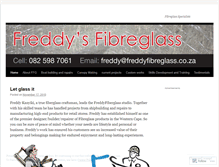 Tablet Screenshot of freddyfibreglass.wordpress.com