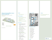 Tablet Screenshot of climatesustainabilitycenter.wordpress.com