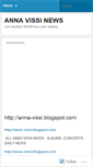 Mobile Screenshot of annavissinews.wordpress.com