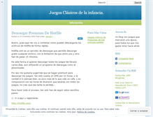 Tablet Screenshot of juegosclasicos.wordpress.com