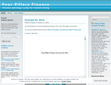 Tablet Screenshot of fourpillarsfinance.wordpress.com