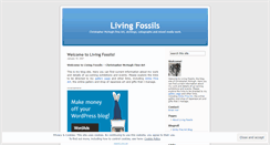 Desktop Screenshot of livingfossils.wordpress.com