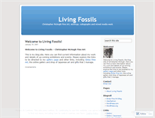 Tablet Screenshot of livingfossils.wordpress.com