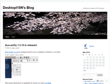 Tablet Screenshot of desktopi18n.wordpress.com