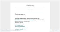 Desktop Screenshot of newteluguwap.wordpress.com