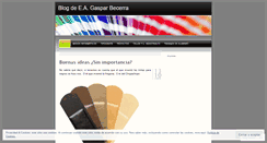 Desktop Screenshot of gasparbecerra.wordpress.com