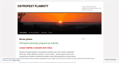 Desktop Screenshot of ostropestplamisty.wordpress.com