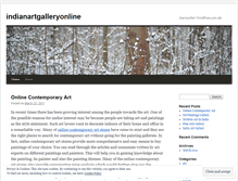 Tablet Screenshot of indianartgalleryonline.wordpress.com