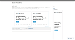 Desktop Screenshot of barryrountree.wordpress.com