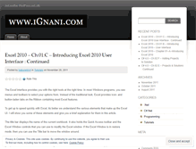 Tablet Screenshot of ignane.wordpress.com