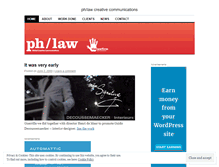 Tablet Screenshot of phlaw.wordpress.com