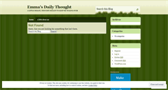 Desktop Screenshot of emmasdailythought.wordpress.com