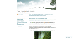 Desktop Screenshot of clearpathholistichealth.wordpress.com