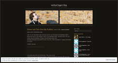 Desktop Screenshot of michaelleggesblog.wordpress.com