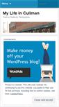 Mobile Screenshot of lifeincullman.wordpress.com