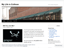 Tablet Screenshot of lifeincullman.wordpress.com