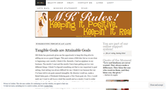 Desktop Screenshot of mkrules.wordpress.com