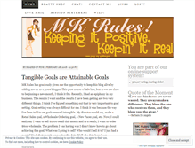 Tablet Screenshot of mkrules.wordpress.com