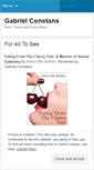 Mobile Screenshot of gabrielconstans.wordpress.com