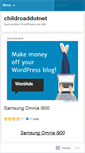 Mobile Screenshot of childroaddotnet.wordpress.com
