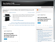 Tablet Screenshot of bestoutdoorgrills.wordpress.com