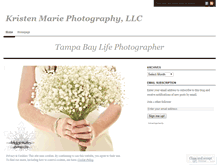 Tablet Screenshot of kristenmariephotog.wordpress.com