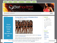 Tablet Screenshot of bethorizon.wordpress.com