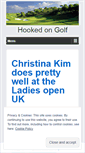 Mobile Screenshot of hookedongolf.wordpress.com