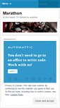 Mobile Screenshot of marathonruins.wordpress.com