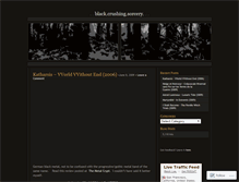 Tablet Screenshot of blackcrushingsorcery.wordpress.com