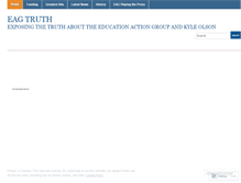 Tablet Screenshot of eagtruth.wordpress.com