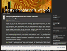Tablet Screenshot of lifestylemagazine.wordpress.com
