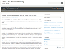 Tablet Screenshot of aceong.wordpress.com