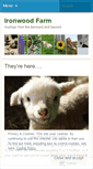 Mobile Screenshot of ironwoodfarm.wordpress.com