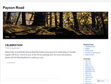 Tablet Screenshot of paysonroad.wordpress.com